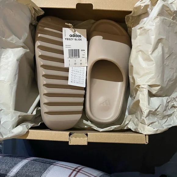 adidas gazelle silver green womens adidas Yeezy Slide Pure (Restock Pair) (Kids) – Solestage main image 1